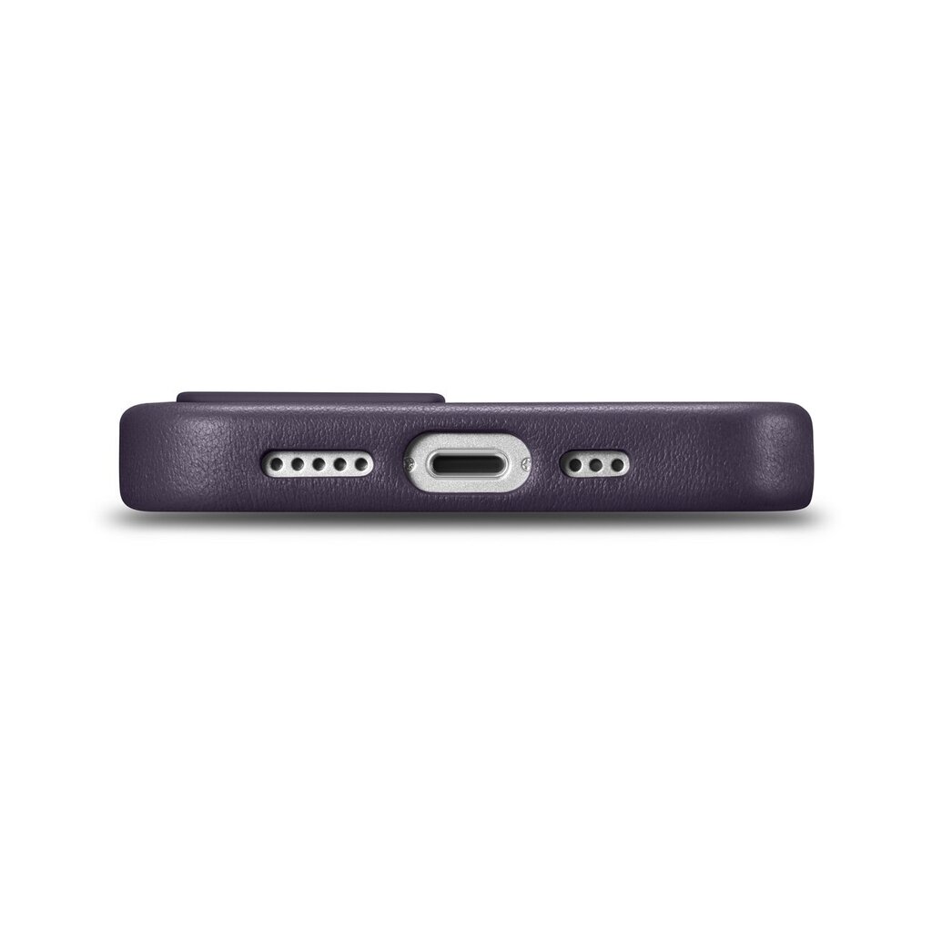 iCarer Leather iPhone 14 Dark Purple (WMI14220705-DP) (MagSafe Compatible) цена и информация | Telefonide kaitsekaaned ja -ümbrised | hansapost.ee