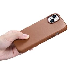 iCarer Leather iPhone 14 brown (WMI14220705-BN) (MagSafe Compatible) hind ja info | Telefonide kaitsekaaned ja -ümbrised | hansapost.ee