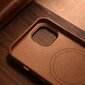 iCarer Leather iPhone 14 brown (WMI14220705-BN) (MagSafe Compatible) hind ja info | Telefonide kaitsekaaned ja -ümbrised | hansapost.ee