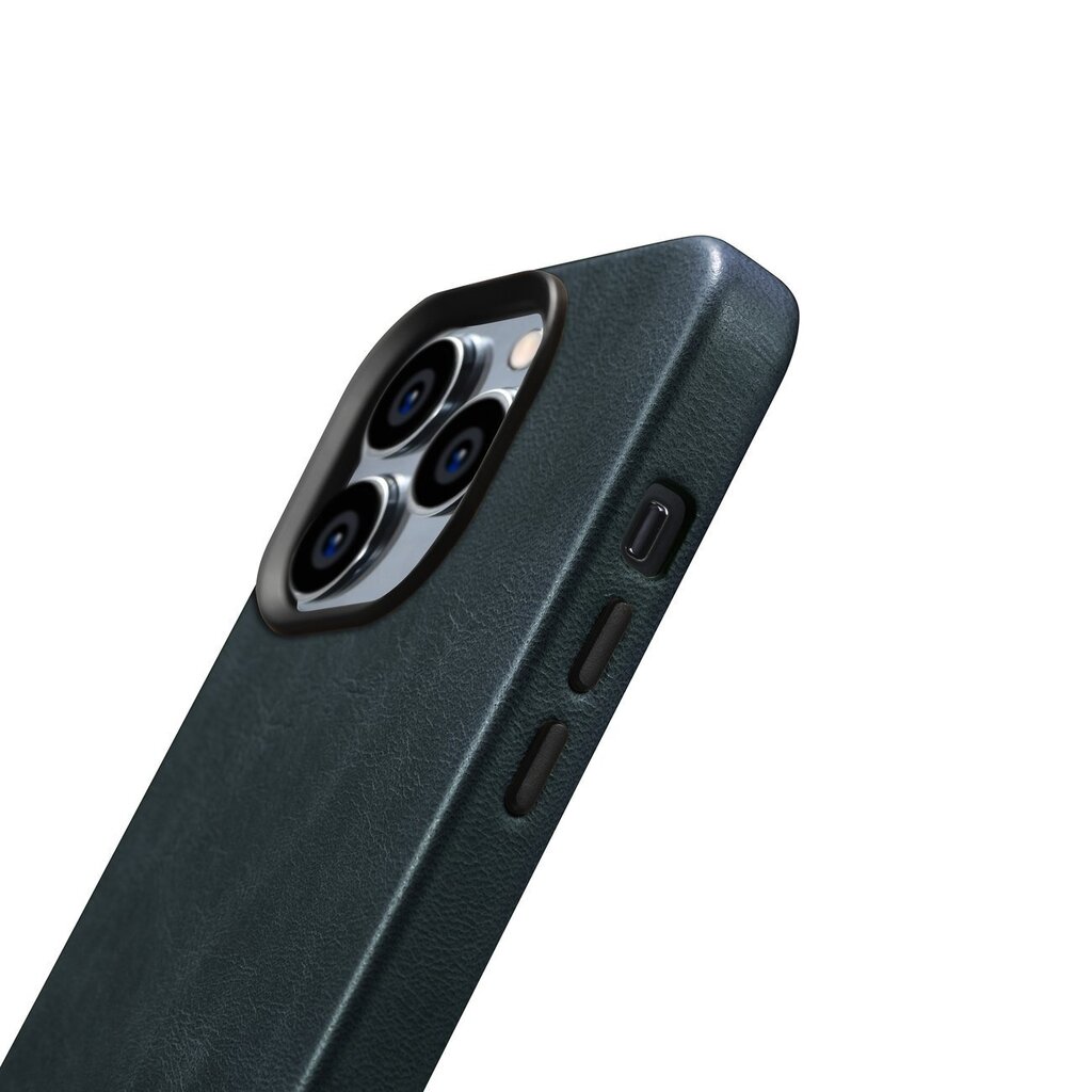 iCarer Leather iPhone 14 Pro Max Magnetic Leather with MagSafe Dark Blue (WMI14220704-BU) hind ja info | Telefonide kaitsekaaned ja -ümbrised | hansapost.ee
