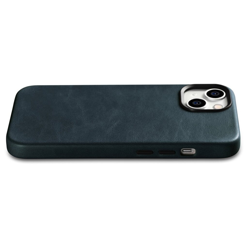 iCarer Leather iPhone 14 Plus Magnetic Leather with MagSafe Dark Blue (WMI14220703-BU) hind ja info | Telefonide kaitsekaaned ja -ümbrised | hansapost.ee