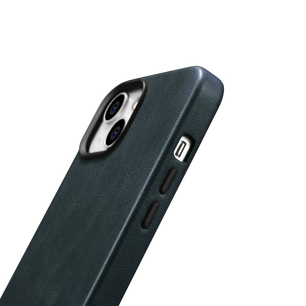 iCarer Leather iPhone 14 Plus Magnetic Leather with MagSafe Dark Blue (WMI14220703-BU) hind ja info | Telefonide kaitsekaaned ja -ümbrised | hansapost.ee