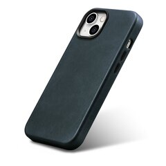 iCarer Leather iPhone 14 Plus Magnetic Leather with MagSafe Dark Blue (WMI14220703-BU) цена и информация | Чехлы для телефонов | hansapost.ee