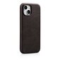 iCarer Oil Wax Leather iPhone 14 Magnetic MagSafe Brown (WMI14220701-BN) цена и информация | Telefonide kaitsekaaned ja -ümbrised | hansapost.ee