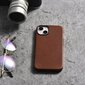 iCarer Leather iPhone 14 Magnetic Leather with MagSafe Brown (WMI14220701-RB) hind ja info | Telefonide kaitsekaaned ja -ümbrised | hansapost.ee