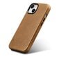 iCarer Oil Wax Leather iPhone 14 Magnetic MagSafe Brown (WMI14220701-TN) цена и информация | Telefonide kaitsekaaned ja -ümbrised | hansapost.ee