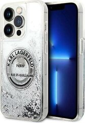 Karl Lagerfeld KLHCP14LLCRSGRS iPhone 14 Pro jaoks, hõbedane hind ja info | Telefonide kaitsekaaned ja -ümbrised | hansapost.ee