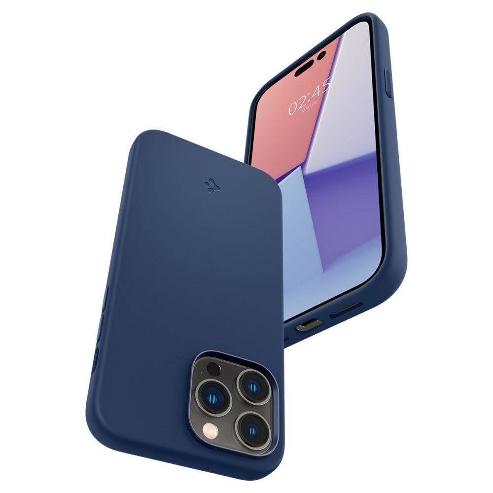 Spigen Silicone Fit iPhone 14 Pro Max Blue hind ja info | Telefonide kaitsekaaned ja -ümbrised | hansapost.ee