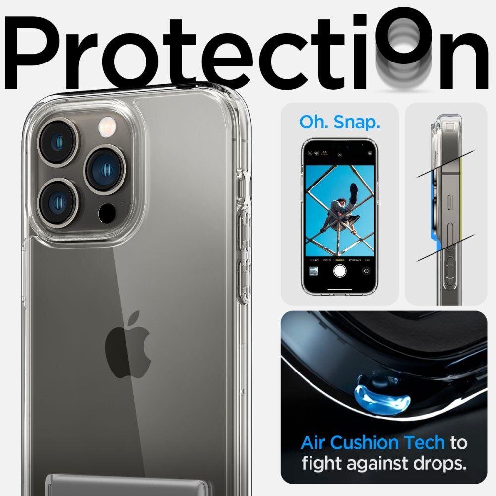Spigen Ultra Hybrid "S" iPhone 14 Pro Crystal Clear цена и информация | Telefonide kaitsekaaned ja -ümbrised | hansapost.ee