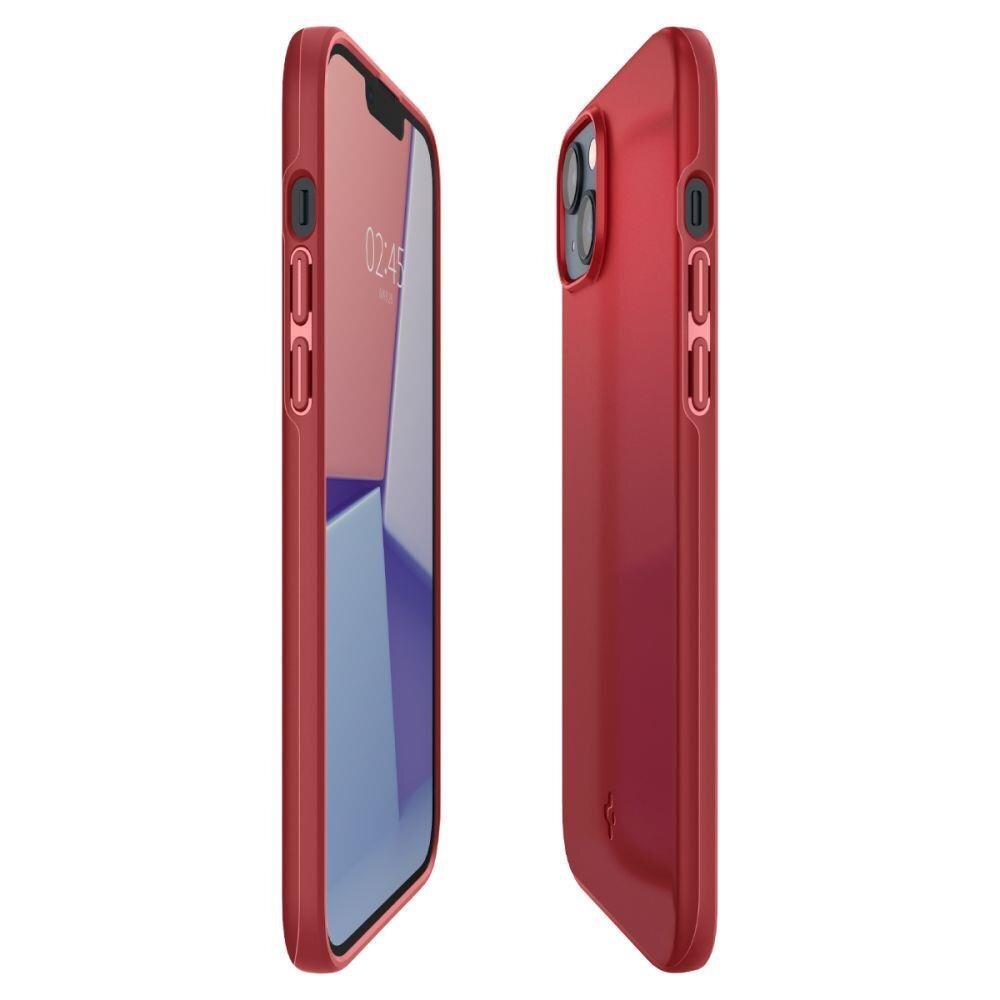 Spigen Thin Fit iPhone 14 RED цена и информация | Telefonide kaitsekaaned ja -ümbrised | hansapost.ee