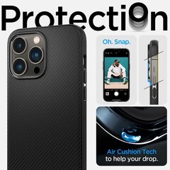 Чехол Spigen для iPhone 14 Pro, черный цена и информация | Чехлы для телефонов | hansapost.ee