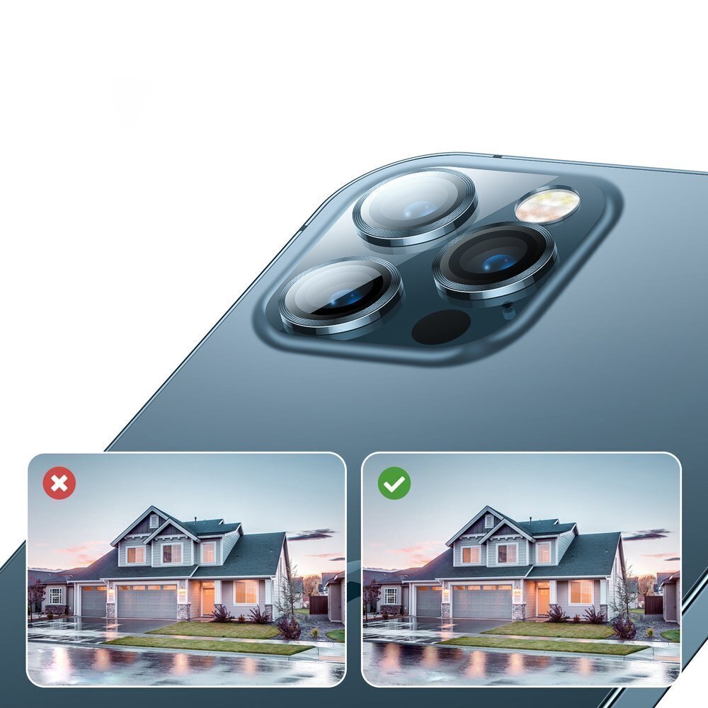 Kaitsev kaameraklaas Joyroom Shining Series iPhone 12 Mini (JR-PF686) jaoks цена и информация | Ekraani kaitseklaasid ja kaitsekiled | hansapost.ee