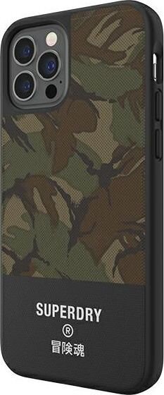 SuperDry Moulded Canvas iPhone 12/12 Pro hind ja info | Telefonide kaitsekaaned ja -ümbrised | hansapost.ee