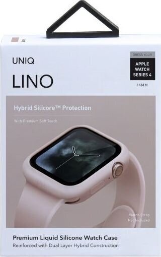 Uniq Lino Apple Watch Series 5/4 44mm, roosa hind ja info | Nutikellade aksessuaarid ja tarvikud | hansapost.ee