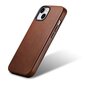 iCarer Leather iPhone 14 Plus Magnetic Leather with MagSafe brown (WMI14220703-RB) цена и информация | Telefonide kaitsekaaned ja -ümbrised | hansapost.ee