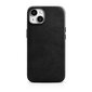 iCarer Leather iPhone 14 Plus Magnetic Leather with MagSafe Black (WMI14220703-BK) цена и информация | Telefonide kaitsekaaned ja -ümbrised | hansapost.ee