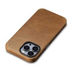 Кожаный чехол iCarer для iPhone 14 Pro с магнитом и MagSafe, коричневый (WMI14220702-TN) цена и информация | Чехлы для телефонов | hansapost.ee