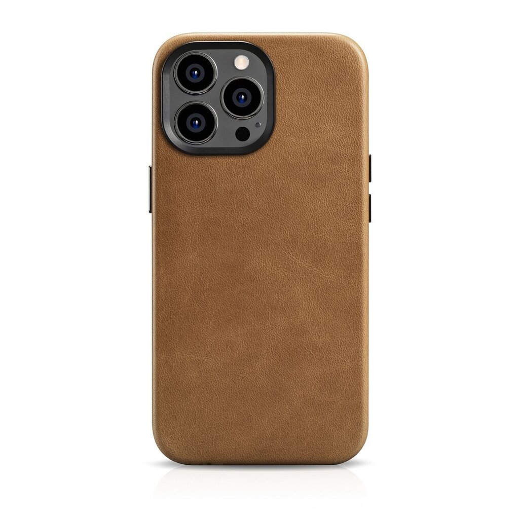 iCarer Leather iPhone 14 Pro Magnetic Leather with MagSafe Brown (WMI14220702-TN) hind ja info | Telefonide kaitsekaaned ja -ümbrised | hansapost.ee