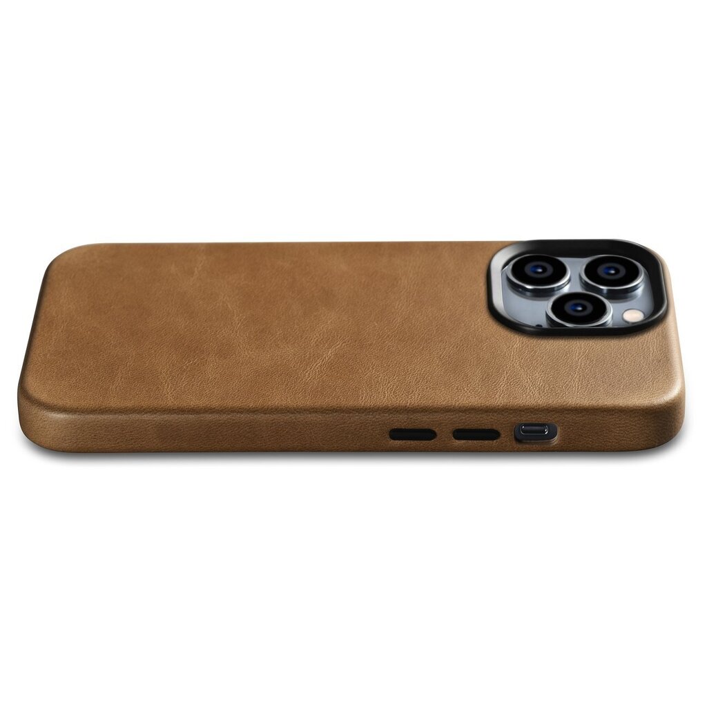 iCarer Leather iPhone 14 Pro Magnetic Leather with MagSafe Brown (WMI14220702-TN) hind ja info | Telefonide kaitsekaaned ja -ümbrised | hansapost.ee