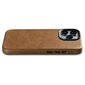 iCarer Leather iPhone 14 Pro Magnetic Leather with MagSafe Brown (WMI14220702-TN) hind ja info | Telefonide kaitsekaaned ja -ümbrised | hansapost.ee