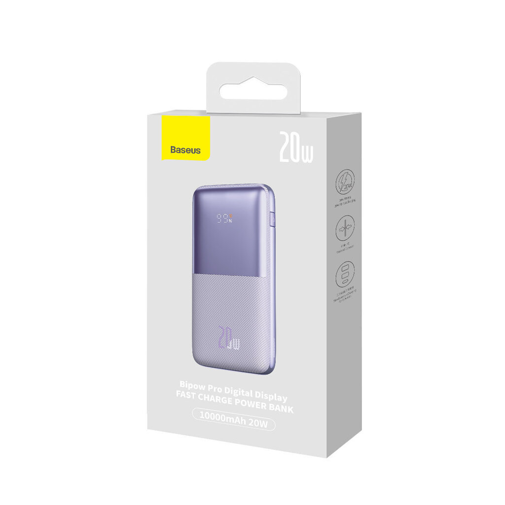 Baseus Pro 10000mAh 20W (PPBD040205) цена и информация | Akupangad | hansapost.ee