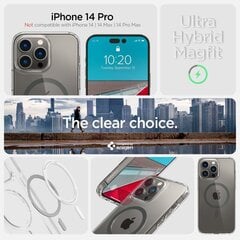 Чехол Spigen Ultra Hybrid для iPhone 14 Pro, цвет графита цена и информация | Чехлы для телефонов | hansapost.ee