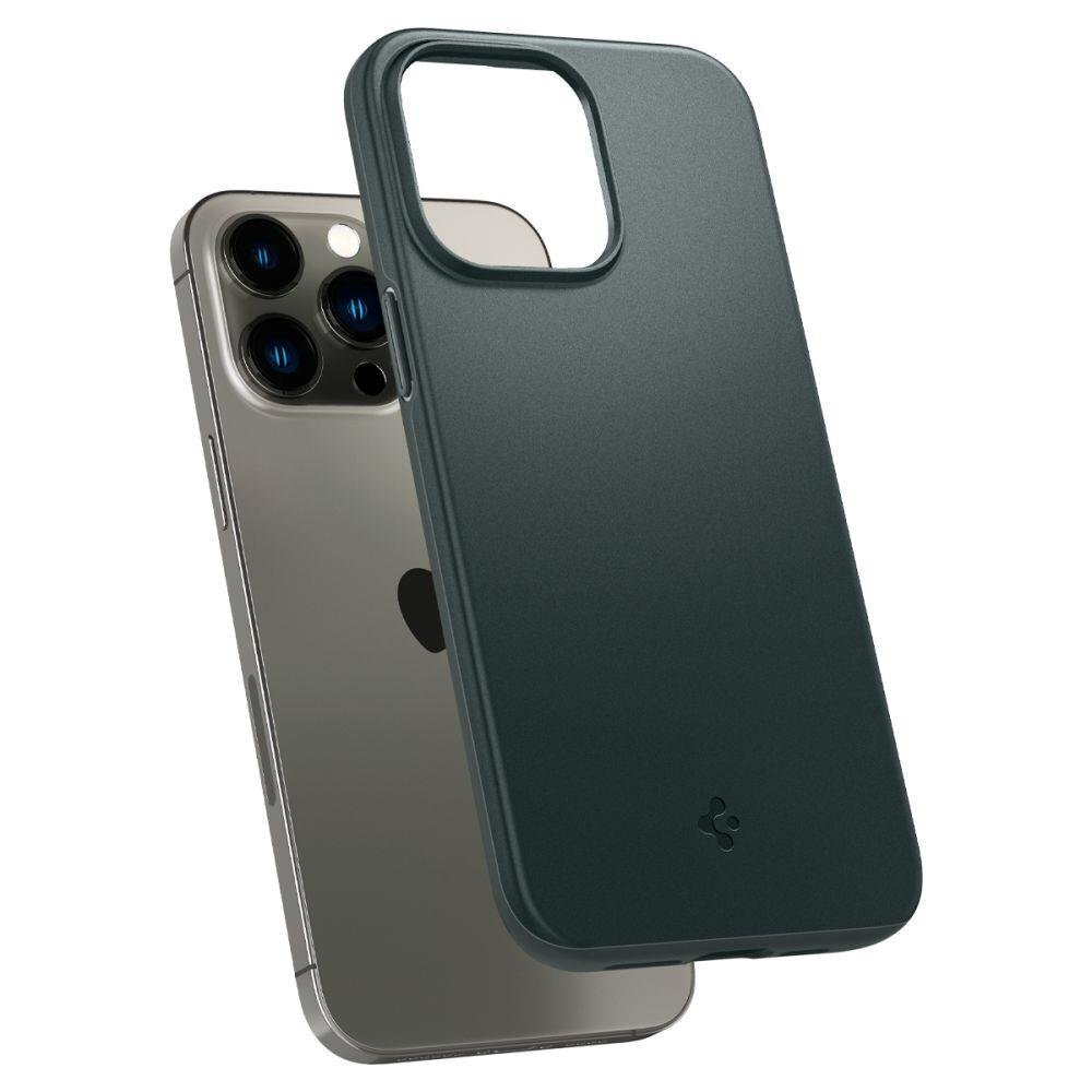 Spigen Thin Fit iPhone 14 Pro ABYSS GREEN hind ja info | Telefonide kaitsekaaned ja -ümbrised | hansapost.ee