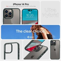 Spigen Ultra Hybrid iPhone 14 Pro ABYSS GREEN hind ja info | Telefonide kaitsekaaned ja -ümbrised | hansapost.ee
