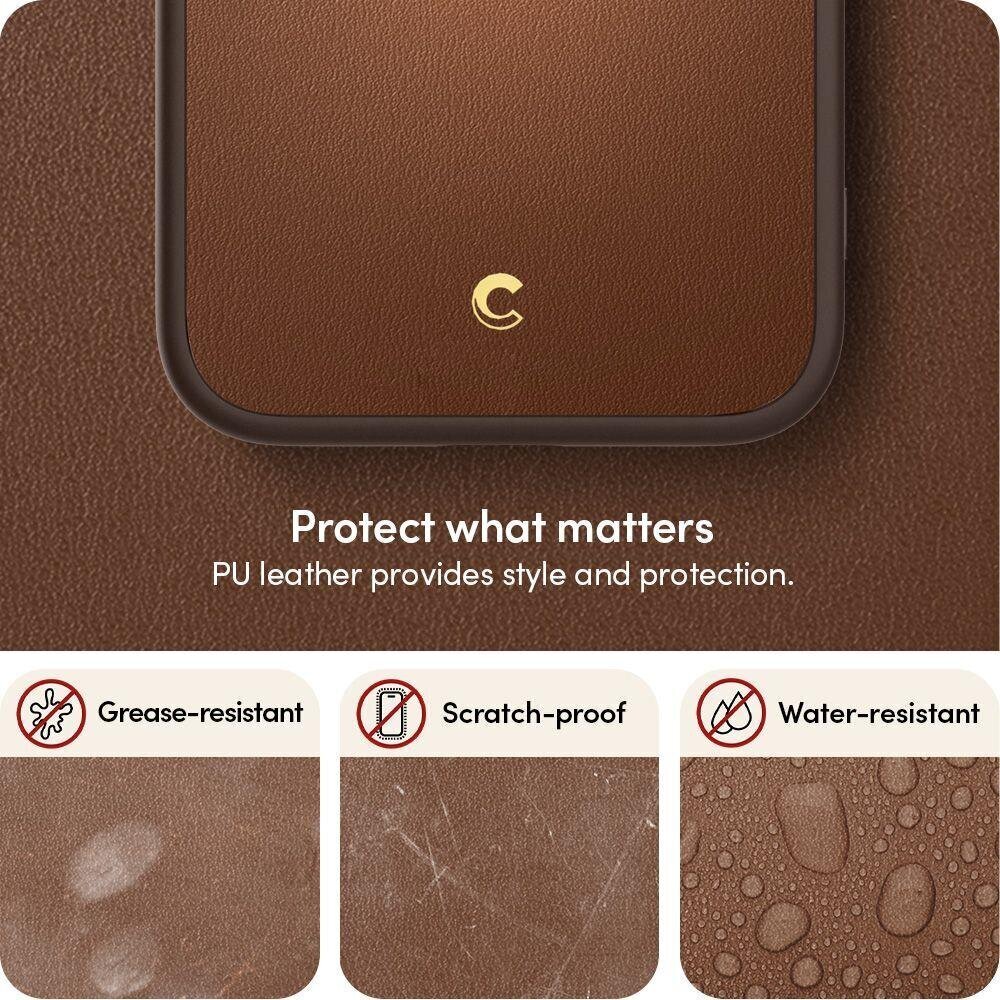 Spigen Cyrill Kajuk Safe Apple iPhone 14 Plus Brown цена и информация | Telefonide kaitsekaaned ja -ümbrised | hansapost.ee