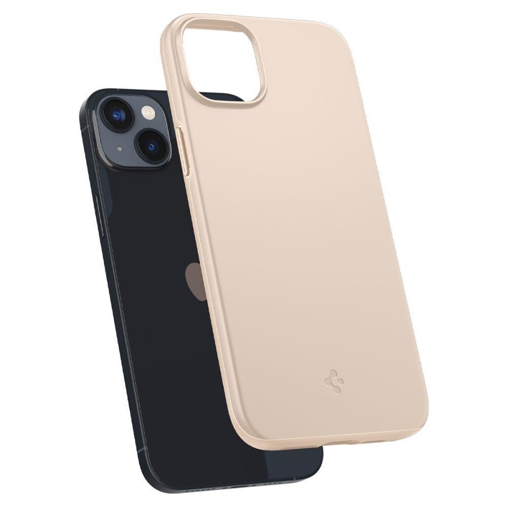Spigen Thin Fit iPhone 14 Plus SAND BEIGE цена и информация | Telefonide kaitsekaaned ja -ümbrised | hansapost.ee