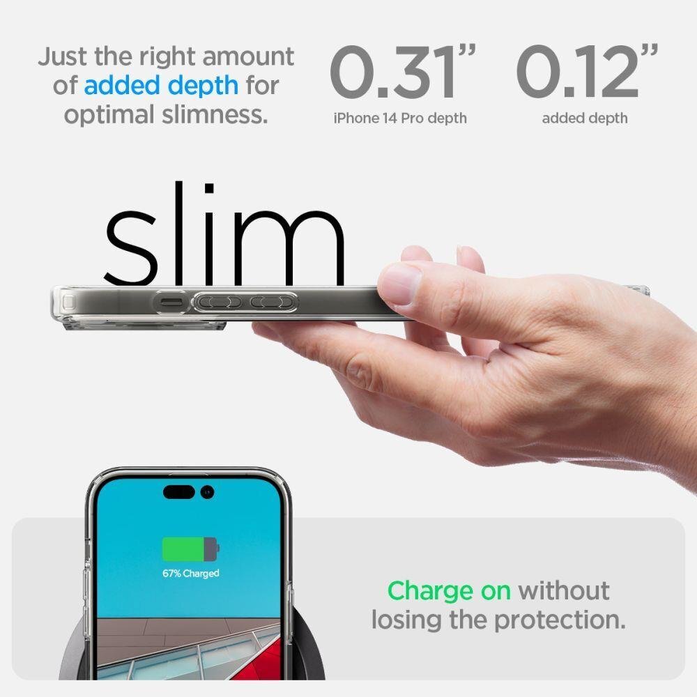 Spigen Ultra Hybrid iPhone 14 Pro FROST Clear цена и информация | Telefonide kaitsekaaned ja -ümbrised | hansapost.ee