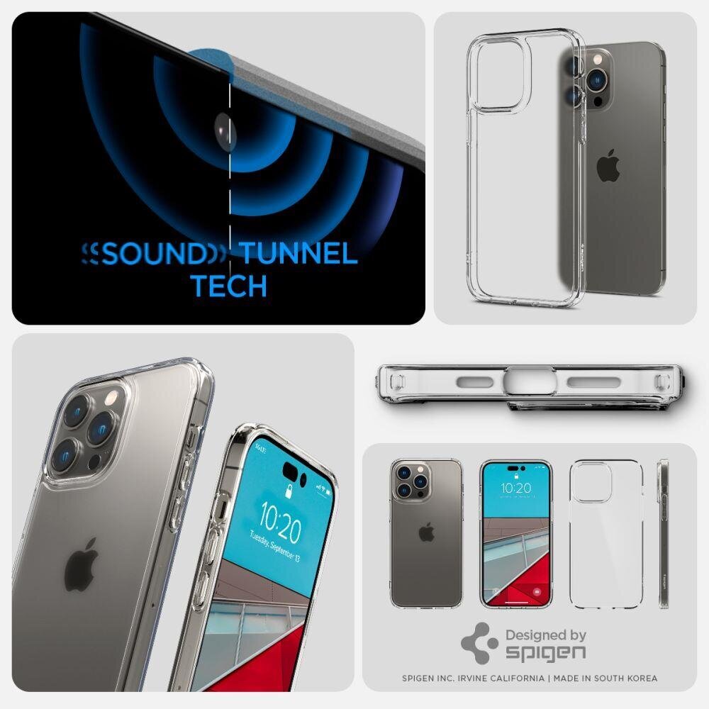 Spigen Ultra Hybrid iPhone 14 Pro FROST Clear цена и информация | Telefonide kaitsekaaned ja -ümbrised | hansapost.ee