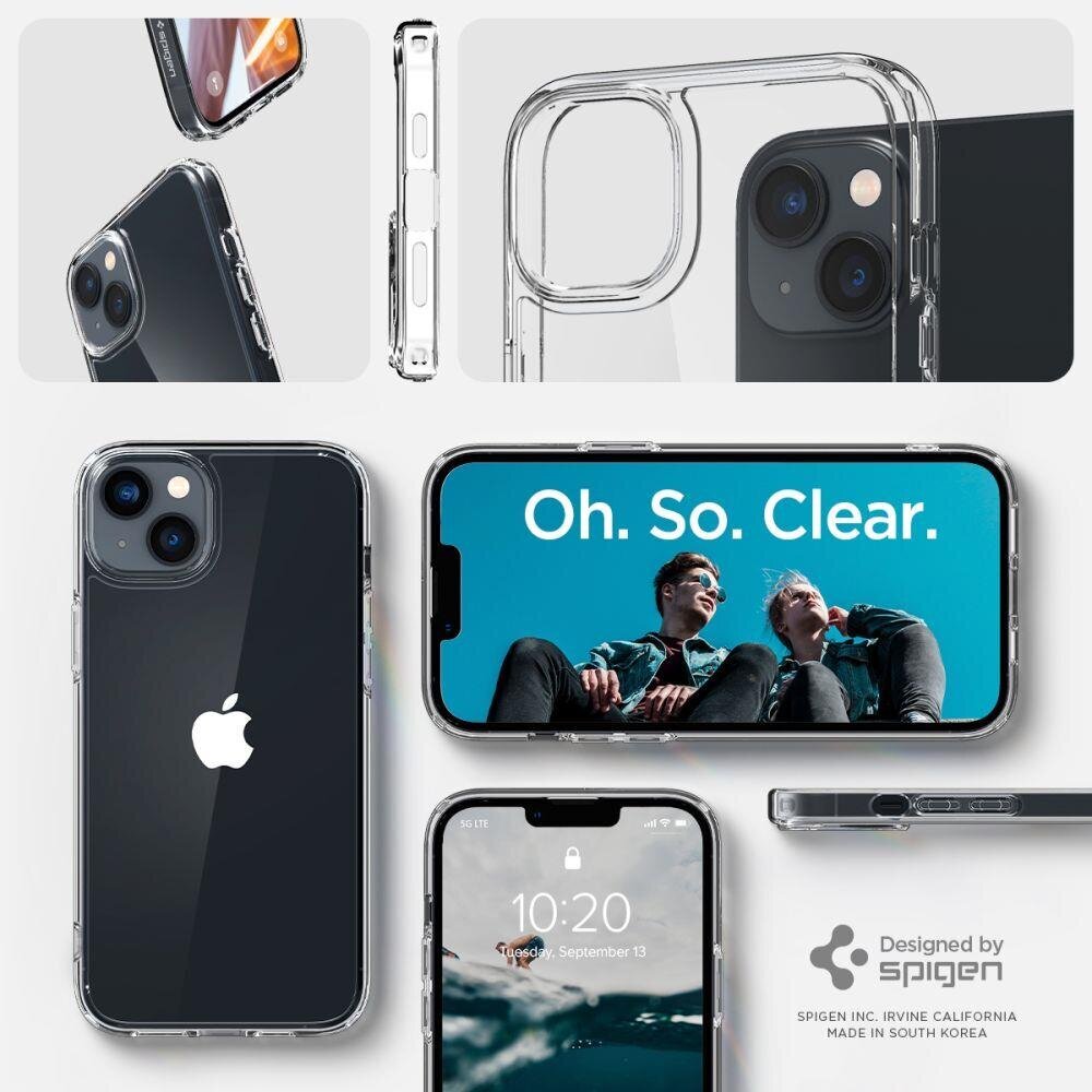 Spigen Ultra Hybrid iPhone 14 Plus Crystal Clear цена и информация | Telefonide kaitsekaaned ja -ümbrised | hansapost.ee