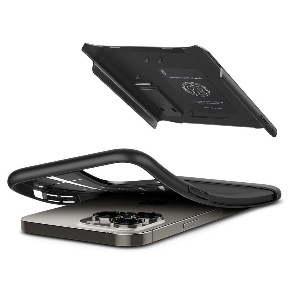 Spigen Slim Armor iPhone 14 Pro Black цена и информация | Telefonide kaitsekaaned ja -ümbrised | hansapost.ee