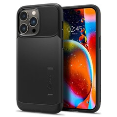 Чехол Spigen Slim Armor для iPhone 14 Pro, черный цена и информация | Чехлы для телефонов | hansapost.ee