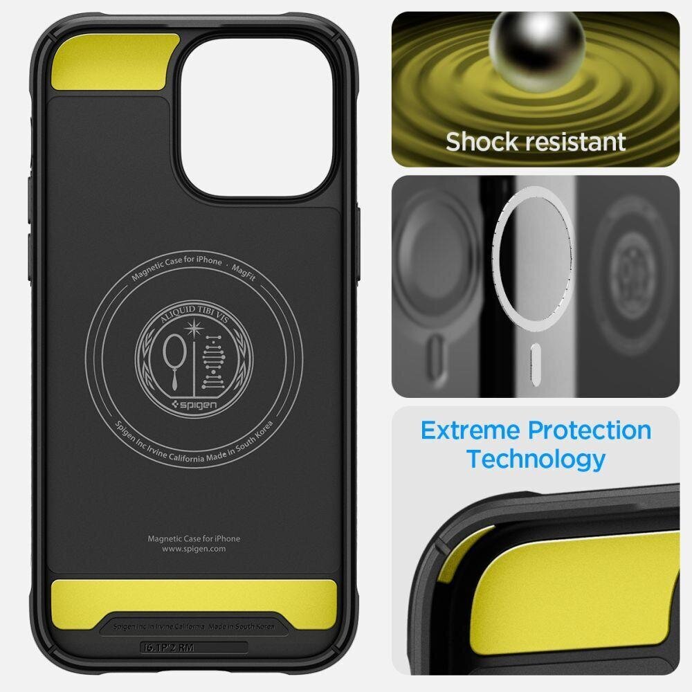 Spigen Rugged Armor iPhone 14 Pro Max Black hind ja info | Telefonide kaitsekaaned ja -ümbrised | hansapost.ee