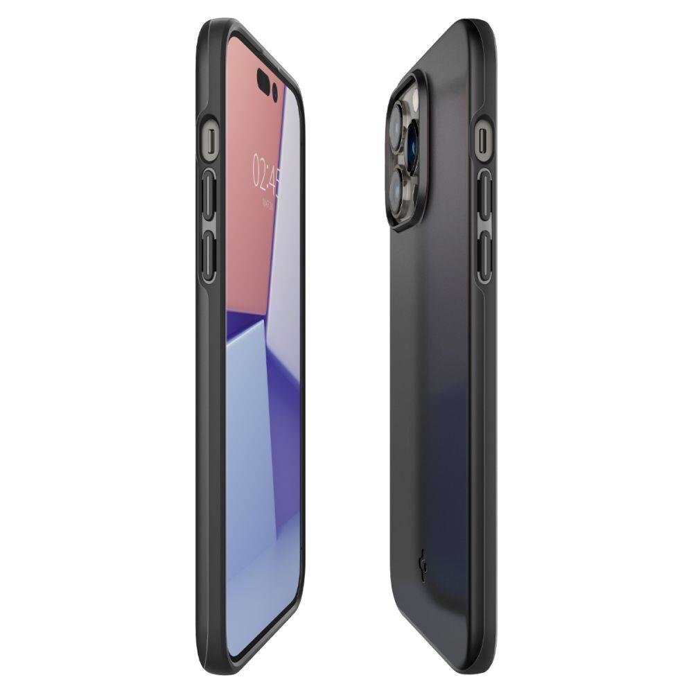 Spigen Thin Fit iPhone 14 Pro Black hind ja info | Telefonide kaitsekaaned ja -ümbrised | hansapost.ee