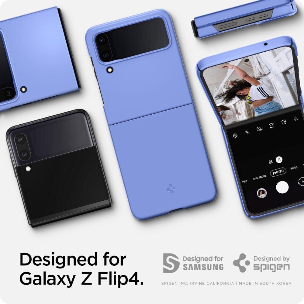 Spigen ACS05172 (Galaxy Z Flip 4) Purple цена и информация | Telefonide kaitsekaaned ja -ümbrised | hansapost.ee