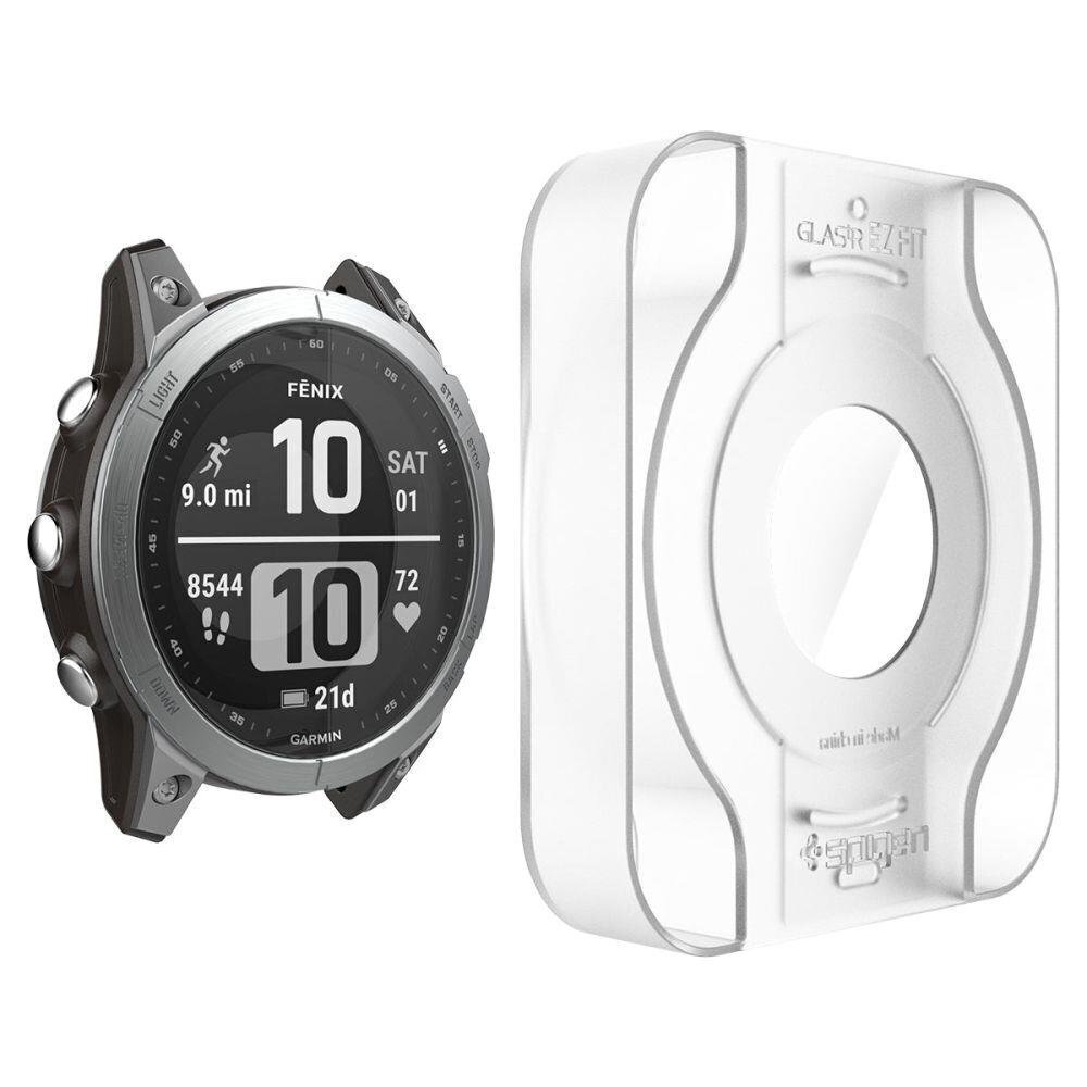 Kaitseklaas Spigen Garmin Fenix 7S-le hind ja info | Nutikellade aksessuaarid ja tarvikud | hansapost.ee