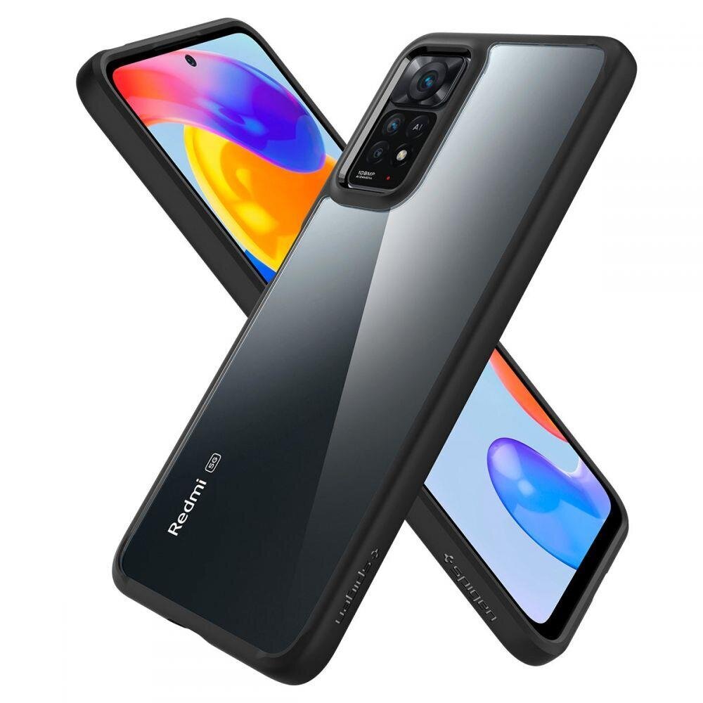 Spigen Ultra Hybrid Xiaomi REDMI NOTE 11 Pro / 11 Pro 5G Black hind ja info | Telefonide kaitsekaaned ja -ümbrised | hansapost.ee