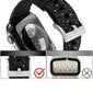 Kingxbar Crystal Fabric Band skirtas Apple Watch Bracelet 6/5/4/3/2 (44mm / 42mm), must hind ja info | Nutikellade aksessuaarid ja tarvikud | hansapost.ee