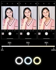 LED selfie ring 52 - 170 cm hind ja info | Fotovalgustid, ringvalgustid ja fotostuudiod | hansapost.ee