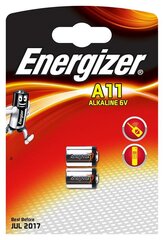 Energizer E11A patareid, 2 tk. цена и информация | Батарейки | hansapost.ee