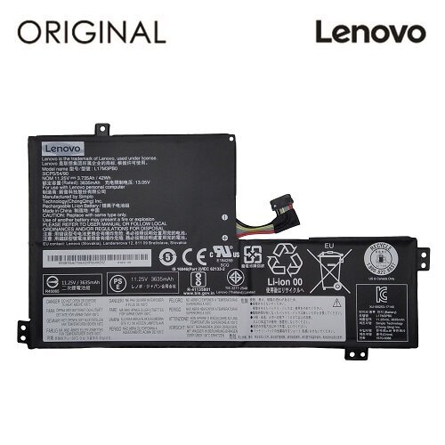 Lenovo L17M3PB0, 3635mAh, Original цена и информация | Sülearvuti akud | hansapost.ee