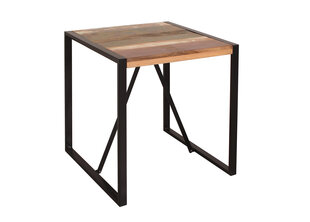 Стол Fiume, 70 x 70 см, коричневый цена и информация | Кухонные и обеденные столы | hansapost.ee