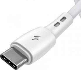 Vipfan USB to USB-C cable Racing X05, 3A, 2m (white) цена и информация | Кабели и провода | hansapost.ee