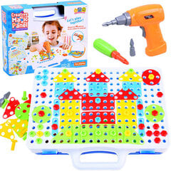Креативный набор мозаика с отверткой Creative Magic Panel, 151 д. цена и информация | Развивающие игрушки для детей | hansapost.ee