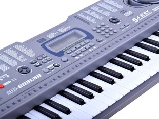 Пианино с микрофоном Keyboard MQ-808USB, 54 клавиши цена и информация | Развивающие игрушки для детей | hansapost.ee