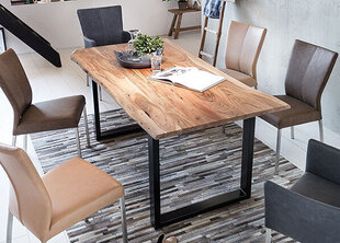 Laud Tische, 80 x 120 cm, pruun цена и информация | Кухонные и обеденные столы | hansapost.ee