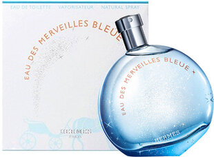 Tualettvesi naistele Hermes Eau Des Merveilles Bleue EDT 50 ml hind ja info | Hermes Parfüümid, lõhnad ja kosmeetika | hansapost.ee